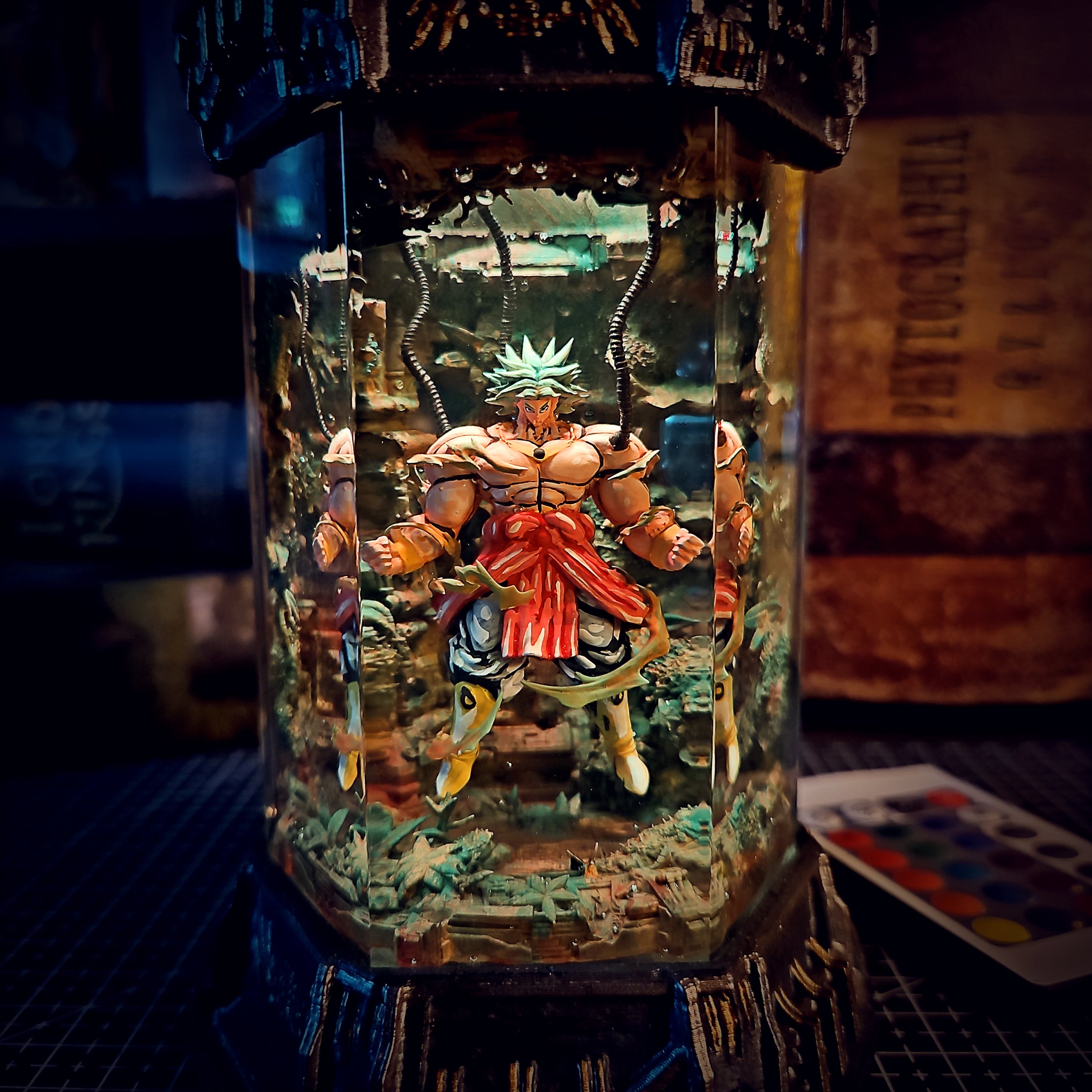 Fully built mechanical keyboard setup